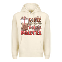 Tofu coffee gives me mother powers Premium Hoodie - MaliasSmallBusiness