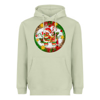 Matcha Christmas Pinata Ornament Heavyweight Hoodie - Artiststas