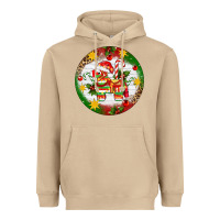 Mushroom Christmas Pinata Ornament Heavyweight Hoodie - Artiststas