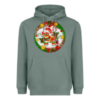 Sage Christmas Pinata Ornament Heavyweight Hoodie - Artiststas