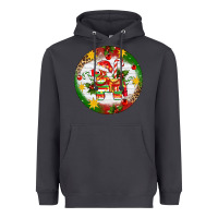 Smoke Christmas Pinata Ornament Heavyweight Hoodie - Artiststas