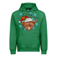 Emerald christmas cow Urban Hoodie - MaliasSmallBusiness