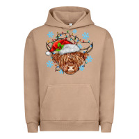 Pigment Burro christmas cow Urban Hoodie - MaliasSmallBusiness