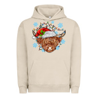 Pigment French Oak christmas cow Urban Hoodie - MaliasSmallBusiness