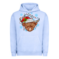 Pigment Grape Ice christmas cow Urban Hoodie - MaliasSmallBusiness