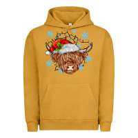 Pigment Peanut Butter christmas cow Urban Hoodie - MaliasSmallBusiness