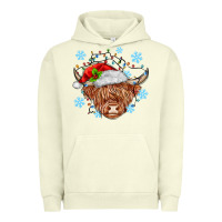 Pigment Pistachio christmas cow Urban Hoodie - MaliasSmallBusiness