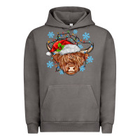 Pigment Tornado christmas cow Urban Hoodie - MaliasSmallBusiness