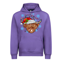 Tulip christmas cow Urban Hoodie - MaliasSmallBusiness