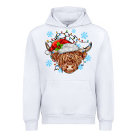 White christmas cow Urban Hoodie - MaliasSmallBusiness