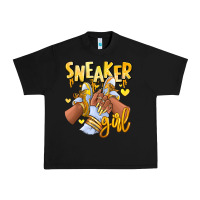 Black yellow sneaker girl afro woman Urban Heavy Tee - RanaPortraitStore