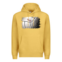 Antique Gold Volleyball Brushstroke Premium Hoodie - RanaPortraitStore