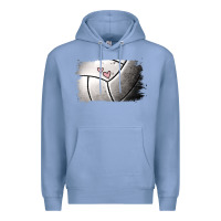 Colony Blue Volleyball Brushstroke Premium Hoodie - RanaPortraitStore