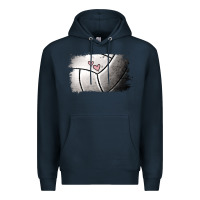 Navy Volleyball Brushstroke Premium Hoodie - RanaPortraitStore