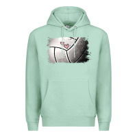 Seafoam Volleyball Brushstroke Premium Hoodie - RanaPortraitStore