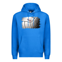 True Royal Volleyball Brushstroke Premium Hoodie - RanaPortraitStore