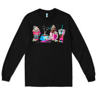 Black hair stylist coffee cup Long Sleeve Tee - AdoDesignShop