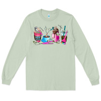 Matcha hair stylist coffee cup Long Sleeve Tee - AdoDesignShop