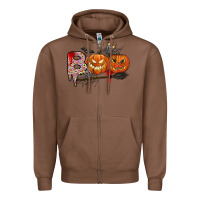 Chestnut boo Zipper Hoodie - CowhideDigitalArt