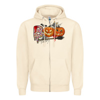 Boo Zipper Hoodie | Teevron
