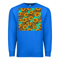 True Royal sunflowers and leopard western seamless pattern Premium Sweatshirt - BundleAndBundleShop