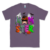 Lavender halloween momster messy bun Classic Tee - Zillion Design Studio