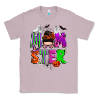 Lilac halloween momster messy bun Classic Tee - Zillion Design Studio