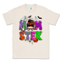 Natural halloween momster messy bun Classic Tee - Zillion Design Studio