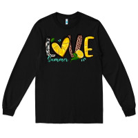 Black love summer lemon Long Sleeve Tee - Zillion Design Studio