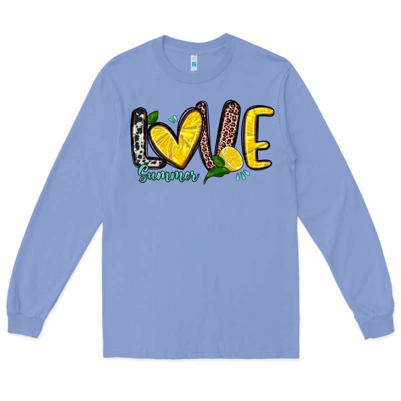 Love Summer Lemon Long Sleeve Tee by Zillion Design Studio | Teevron