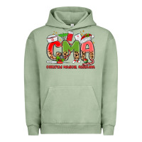 Pigment Oil Green cma certified medical assistant Urban Hoodie - MaliasSmallBusiness