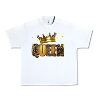 White queen glitter Urban Heavy Tee - RanaPortraitStore