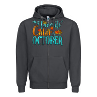 Smoke my favorite color is october Zipper Hoodie - HRA Design Shop