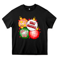 Black merry christmas ball Heavy Core Tee - CowhideDigitalArt