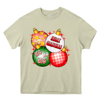 Mossy merry christmas ball Heavy Core Tee - CowhideDigitalArt