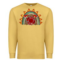 Antique Gold firefighter rainbow Premium Sweatshirt - Artiststas