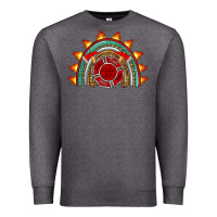 Charcoal Heather firefighter rainbow Premium Sweatshirt - Artiststas