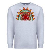 Heather Grey firefighter rainbow Premium Sweatshirt - Artiststas