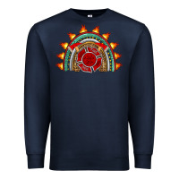 Navy firefighter rainbow Premium Sweatshirt - Artiststas