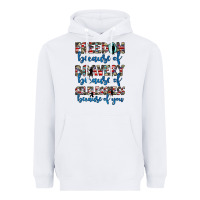 White freedom because of bravery because of selflessness because of you Heavyweight Hoodie - JahusDesignShop