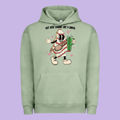 Out Here Lookin Like A Snack Urban Hoodie Designed By Maliassmallbusiness