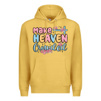 Antique Gold make heaven crowded Premium Hoodie - MaliasSmallBusiness
