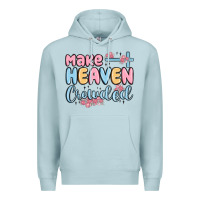 Blue Mist make heaven crowded Premium Hoodie - MaliasSmallBusiness