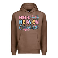 Chestnut make heaven crowded Premium Hoodie - MaliasSmallBusiness