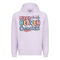 Lilac make heaven crowded Premium Hoodie - MaliasSmallBusiness