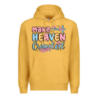 Mustard make heaven crowded Premium Hoodie - MaliasSmallBusiness