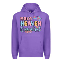 Purple make heaven crowded Premium Hoodie - MaliasSmallBusiness