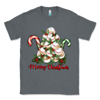 Charcoal Heather merry christmas baseball Classic Tee - RanaPortraitStore