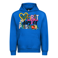 Cobalt my first day of preschool Urban Hoodie - NancyCooperArtShop