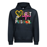 Navy my first day of preschool Urban Hoodie - NancyCooperArtShop